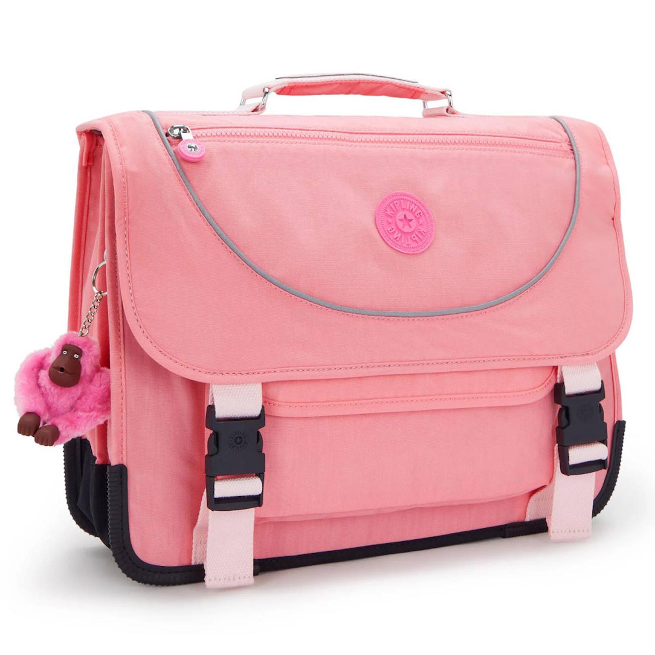 Cartable Enfant Fille Kipling Preppy 41 Cm - Qualité Premium Corail