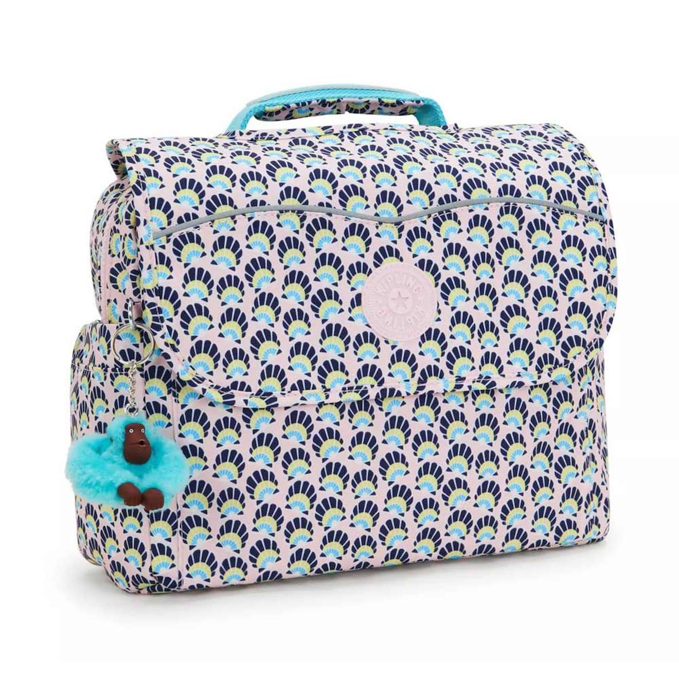 Cartable Enfant Maternelle Fille Kipling Codie S Coquillages 30 Cm Bleu / Rose