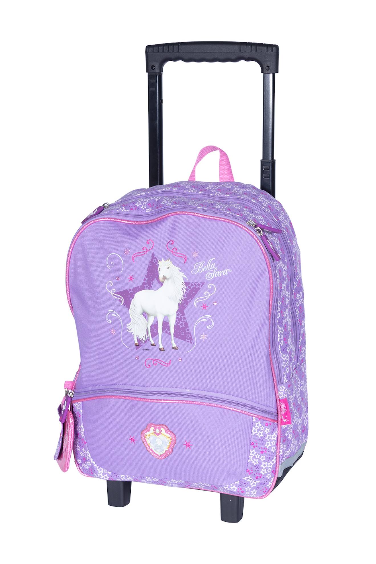Cartable Scolaire À Roulettes 38 Cm Réversible Catch - 2 Compartiments Violet