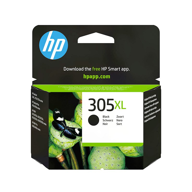 Cartouche D'encre Authentique Grande Capacite Noir Hp 305xl