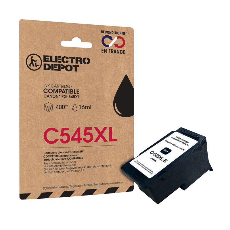 Cartouche D'encre Electro Depot Compatible Canon C 545 Xl Noir