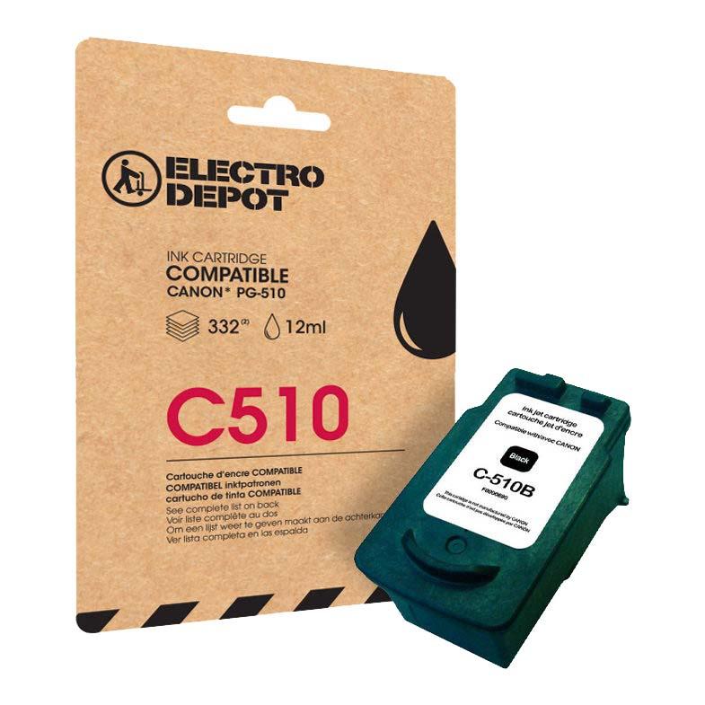 Cartouche D'encre Electro Depot Compatible Canon C510 Noir