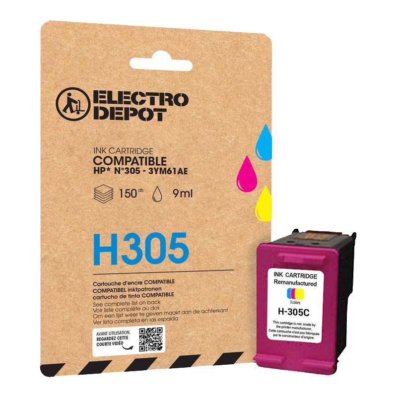 Cartouche D'encre Electro Depot Compatible Hp H305 Couleur