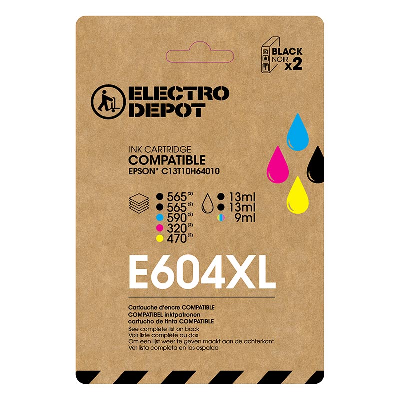 Cartouche Electro Depot Compatible Epson E 604 Xl - Ananas