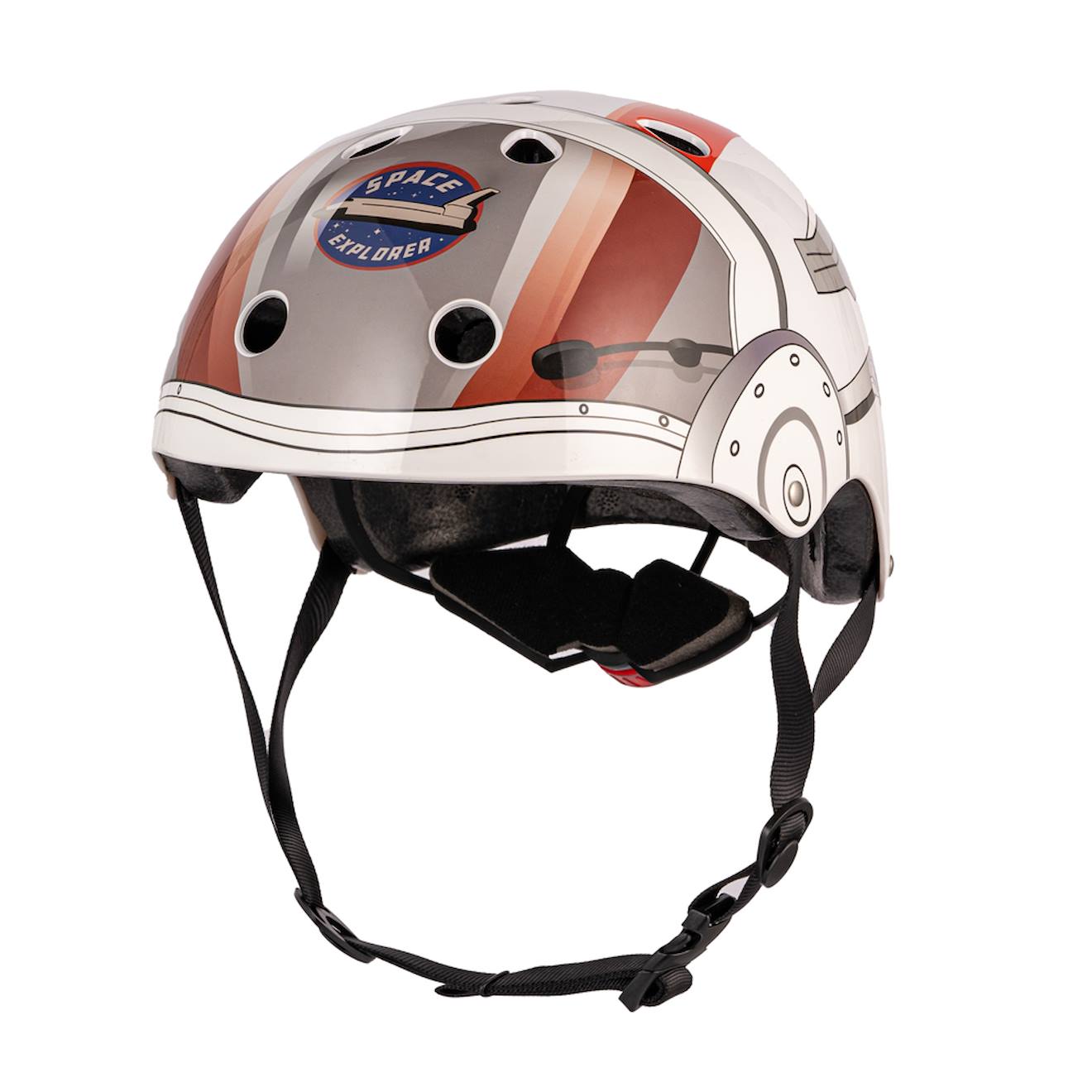 Casque Velo Et Trottinette Enfant Lids Astronaut Blanc/rouge