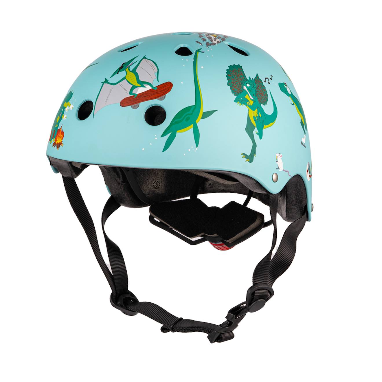 Casque Velo Et Trottinette Enfant Lids Dino Bleu/vert