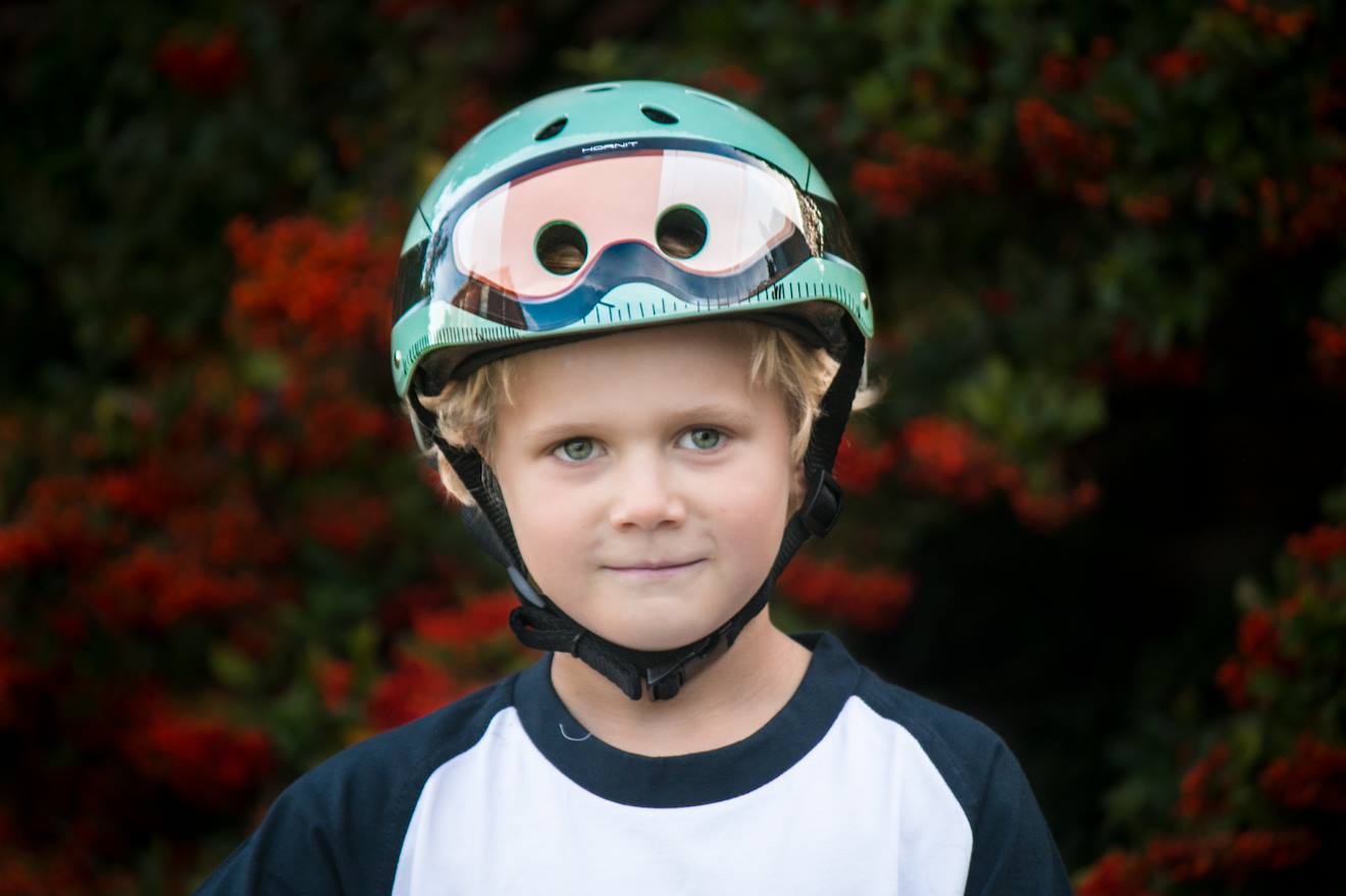 Casque Velo Et Trottinette Enfant Lids Military Bleu/noir