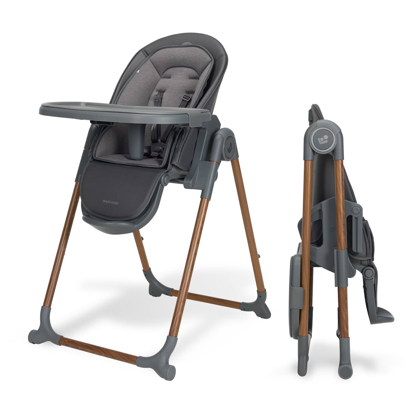 Chaise Haute Bébé Ava Plus Elegance Graphite
