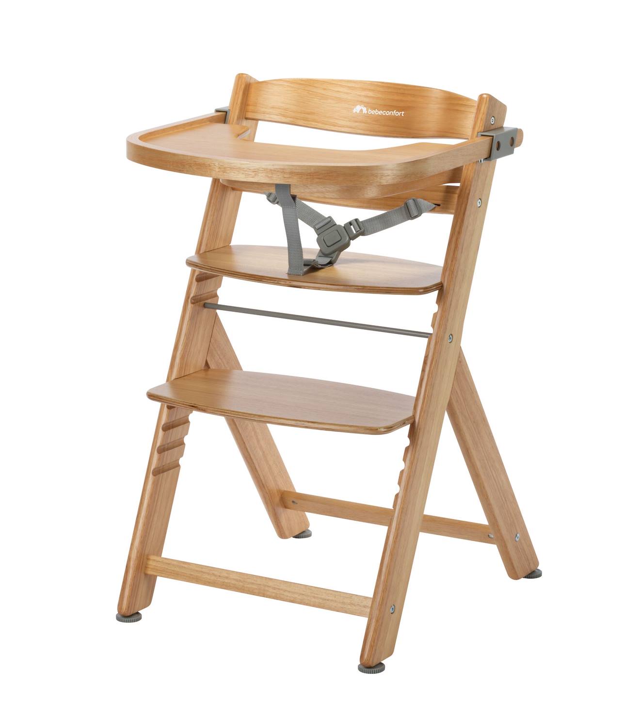 Chaise Haute Bébé En Bois Avec Tablette Timba Natural (wood)