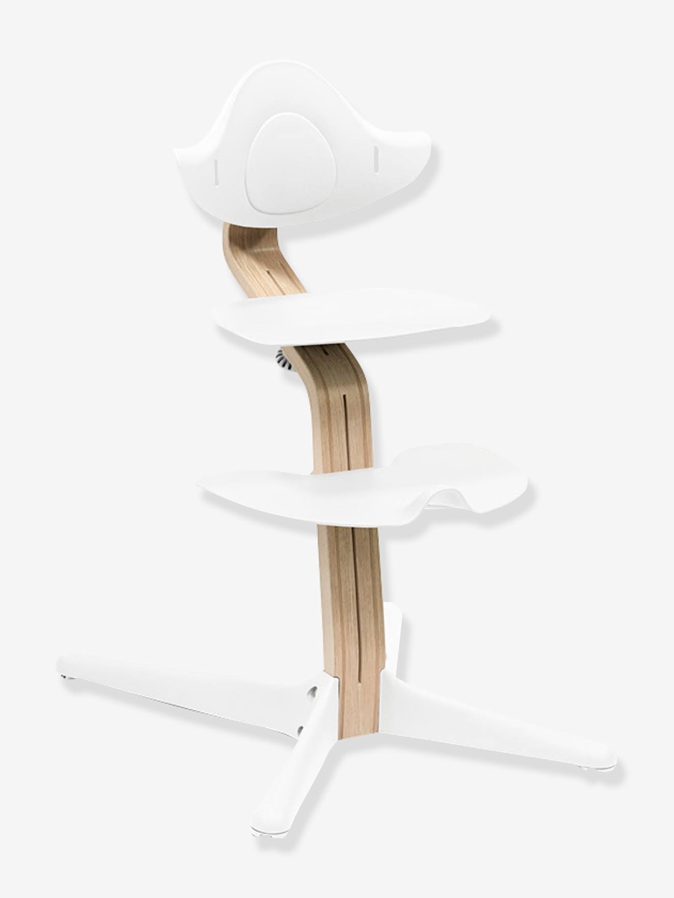 Chaise haute Nomi naturel/blanc