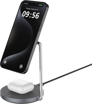 Chargeur induction ADEQWAT 2 en 1 MagSafe / Qi2