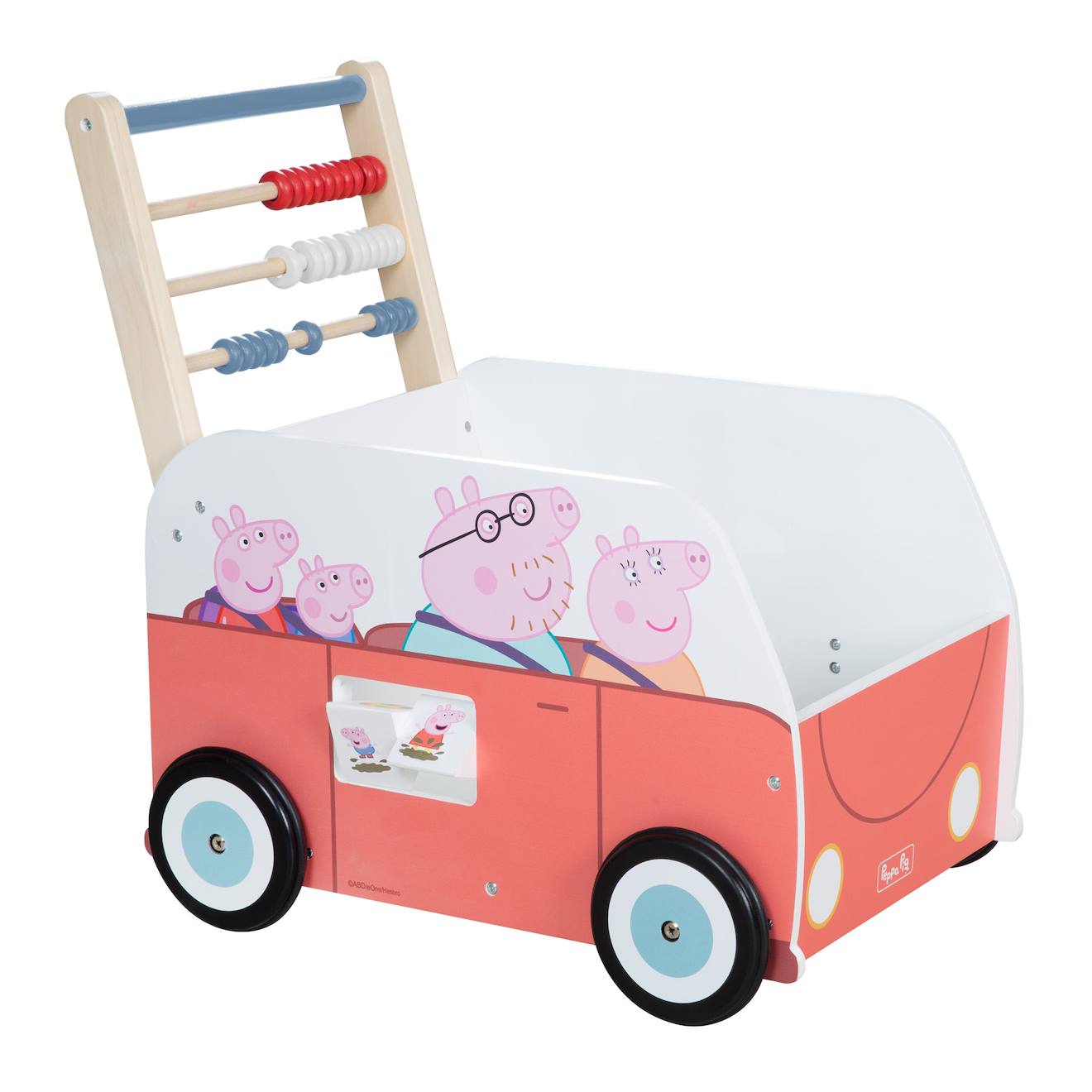 Chariot De Marche Peppa Pig En Forme De Bus Corail / Peppa Pig