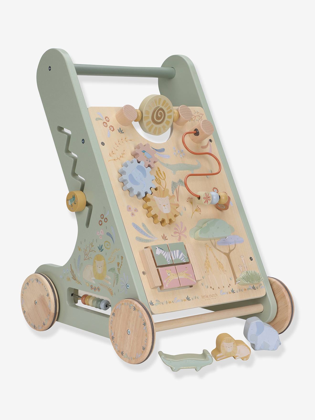 Chariot de marche Safari Friends vert