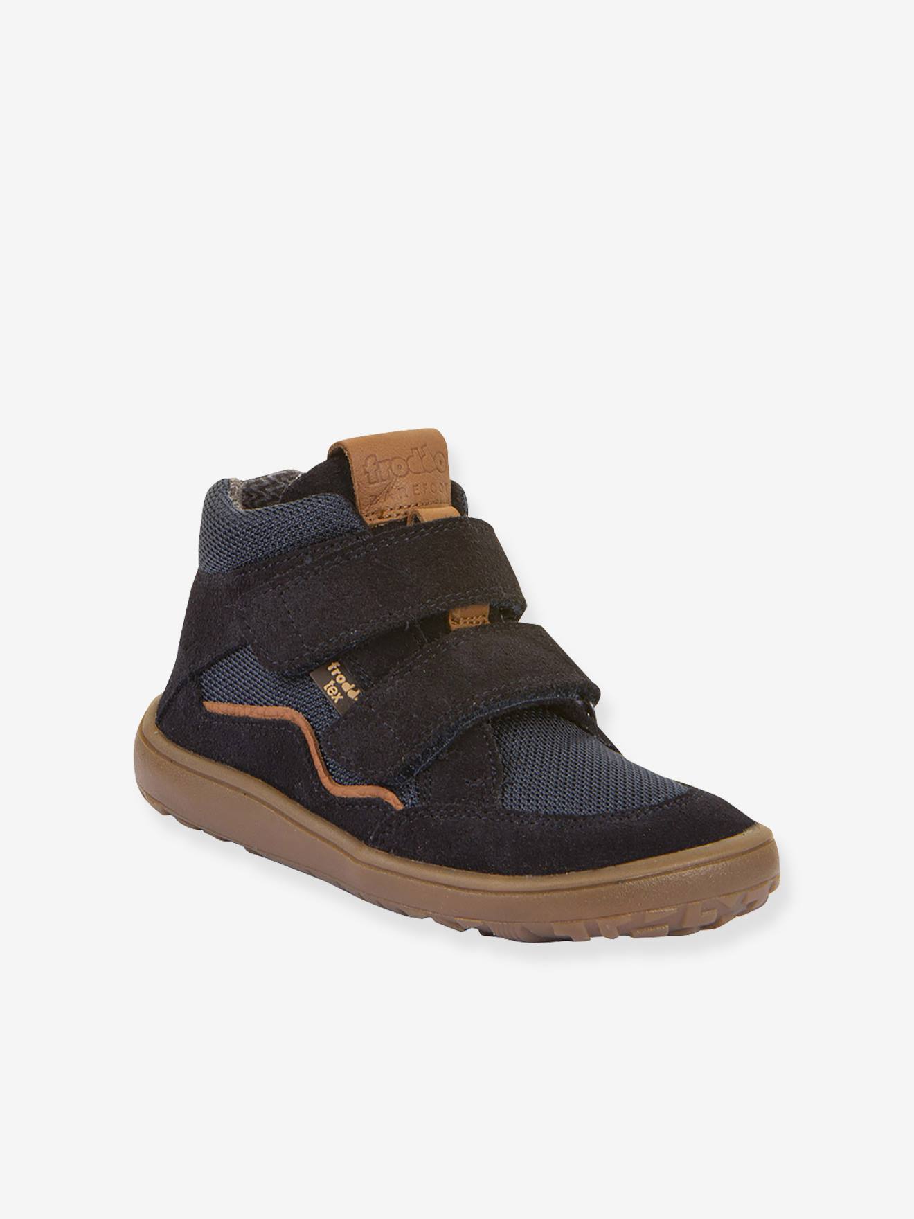 Chaussures à scratch BAREFOOT TEX AUTUMN Froddo pour enfants bleu nuit