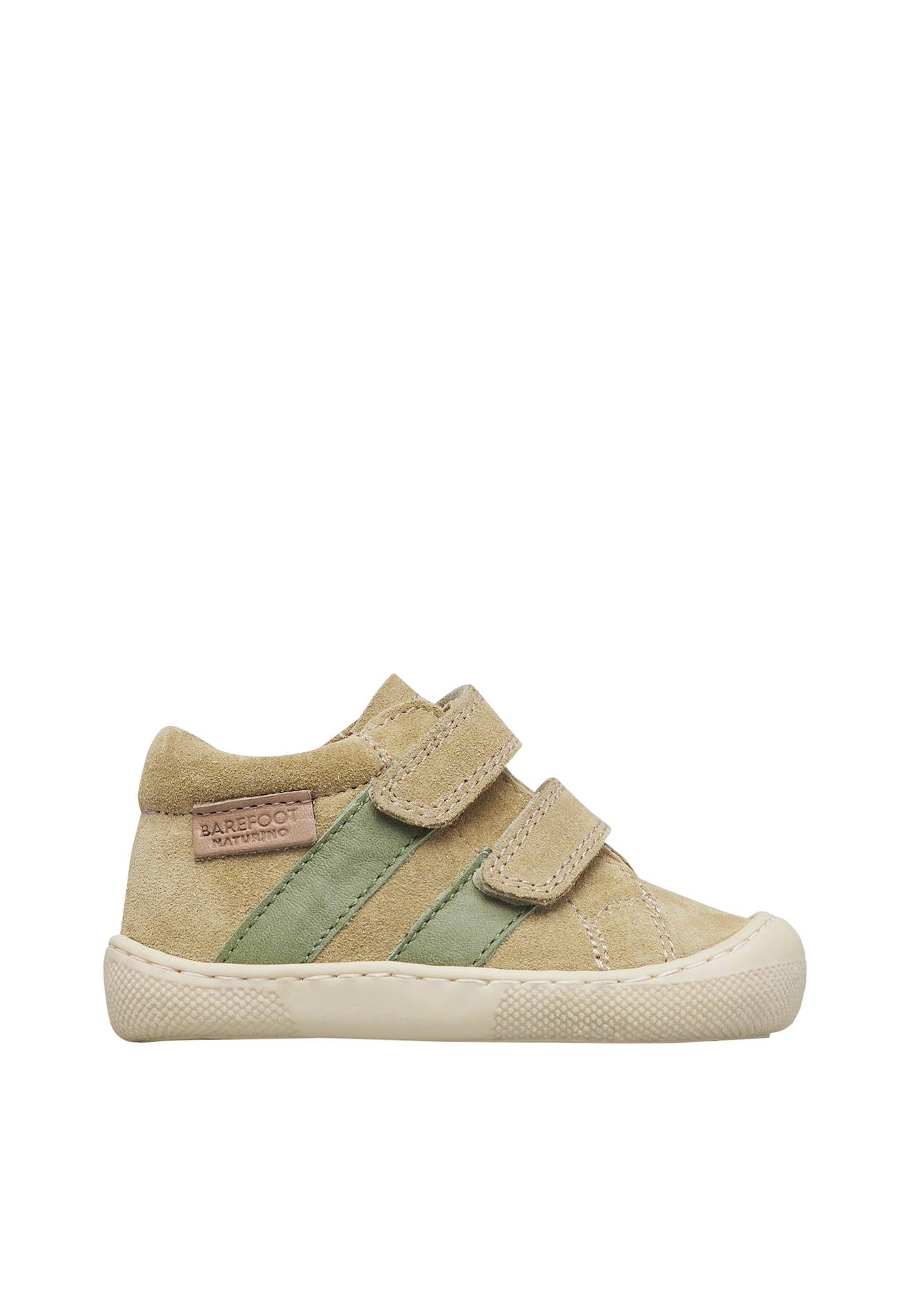 Chaussures Barefoot En Cuir Et En Daim Barefoot Sabby Vl Gris-