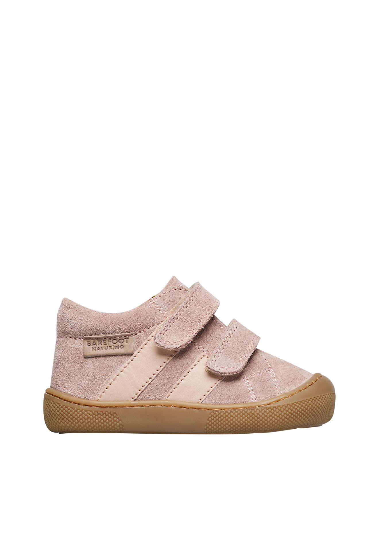 Chaussures Barefoot En Suède Barefoot Sabby Vl Rose-