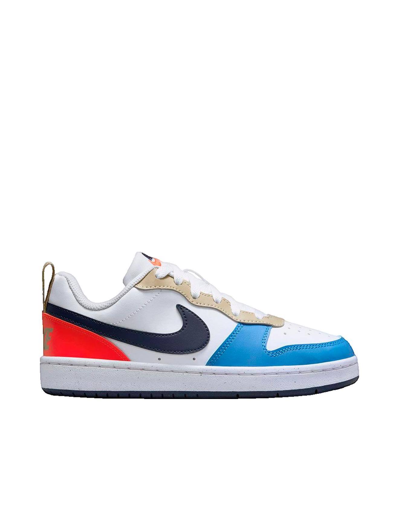 Chaussures De Sport Court Borough Low Recraft Junior - Confort Et Style Moderne Blanc/blue/crimson