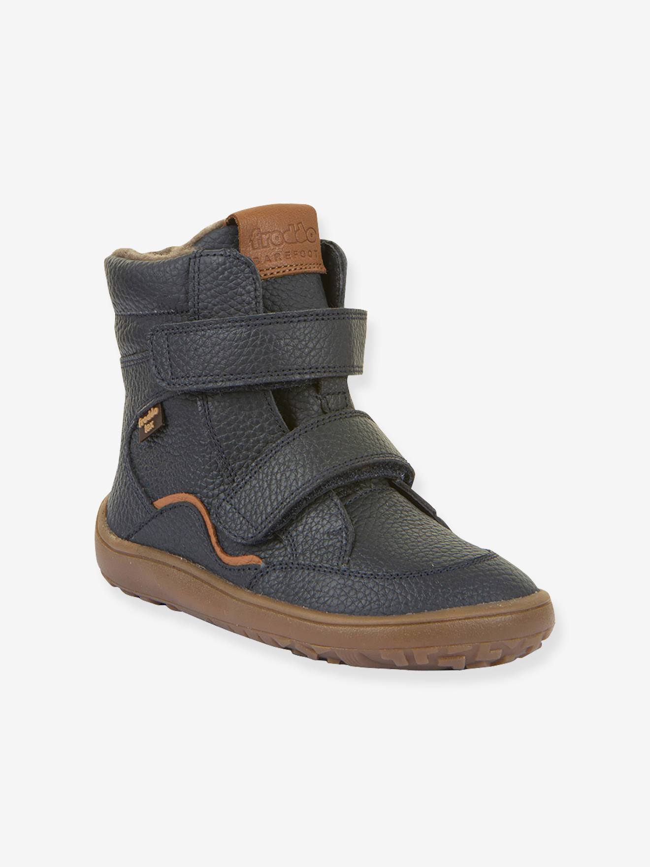 Chaussures d'hiver barefoot enfants BAREFOOT TEX WINTER Froddo bleu nuit