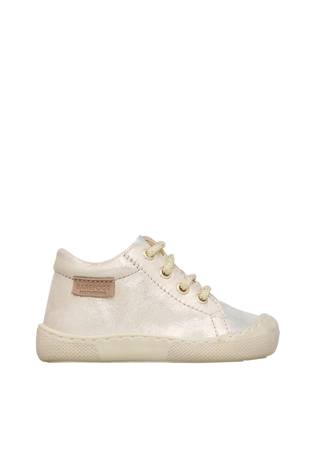 Chaussures En Cuir Barefoot Amur Zip Platine-