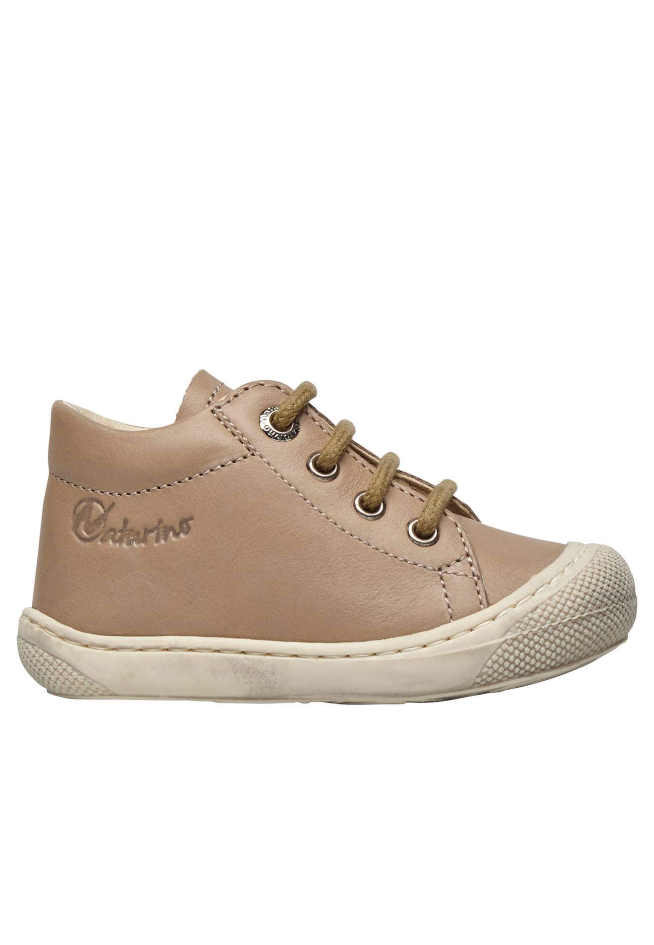 Chaussures En Cuir Cocoon Gris Tourterelle-