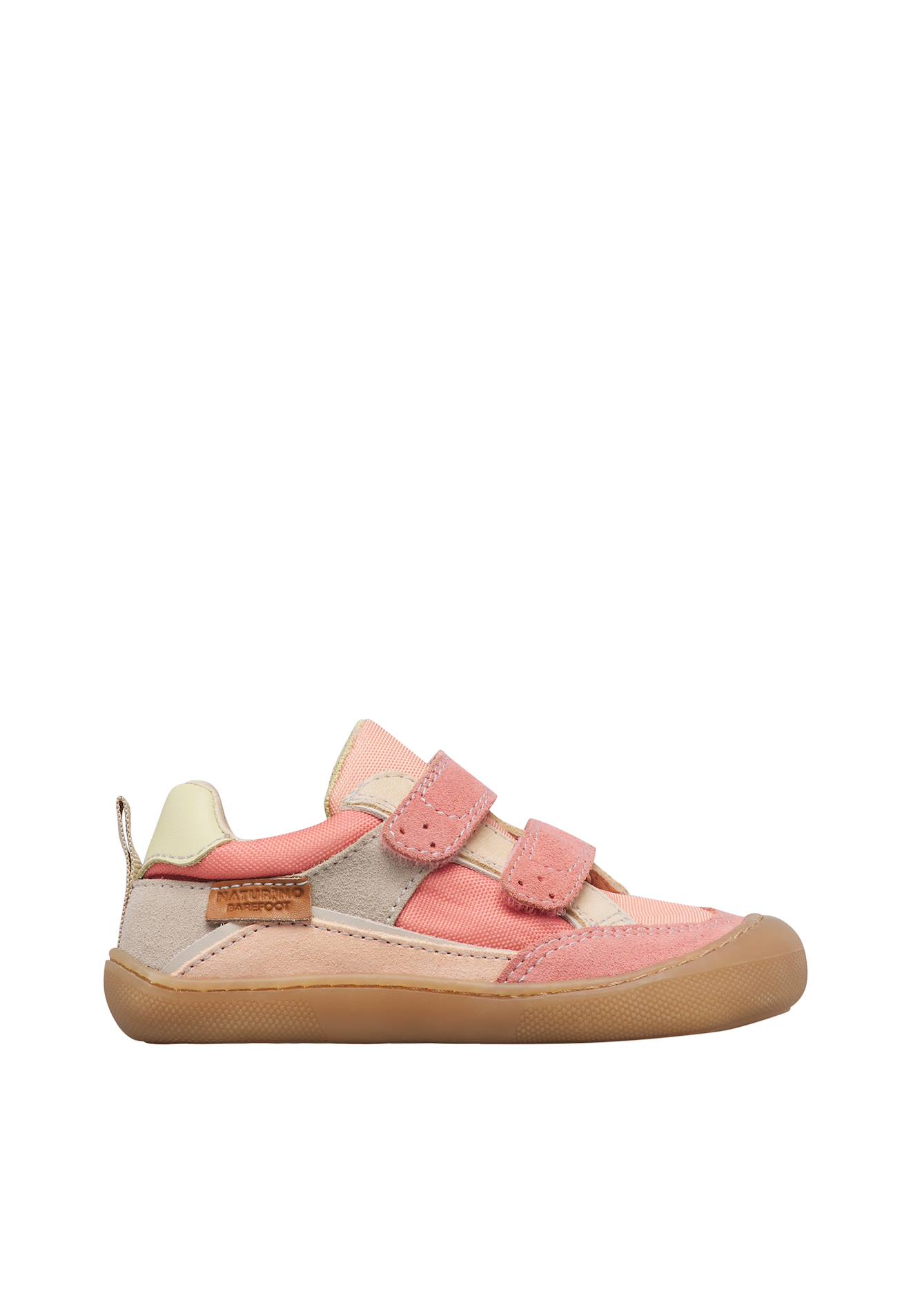 Chaussures En Daim Et Tissu Barefoot Kesy Vl. Rose-beige-