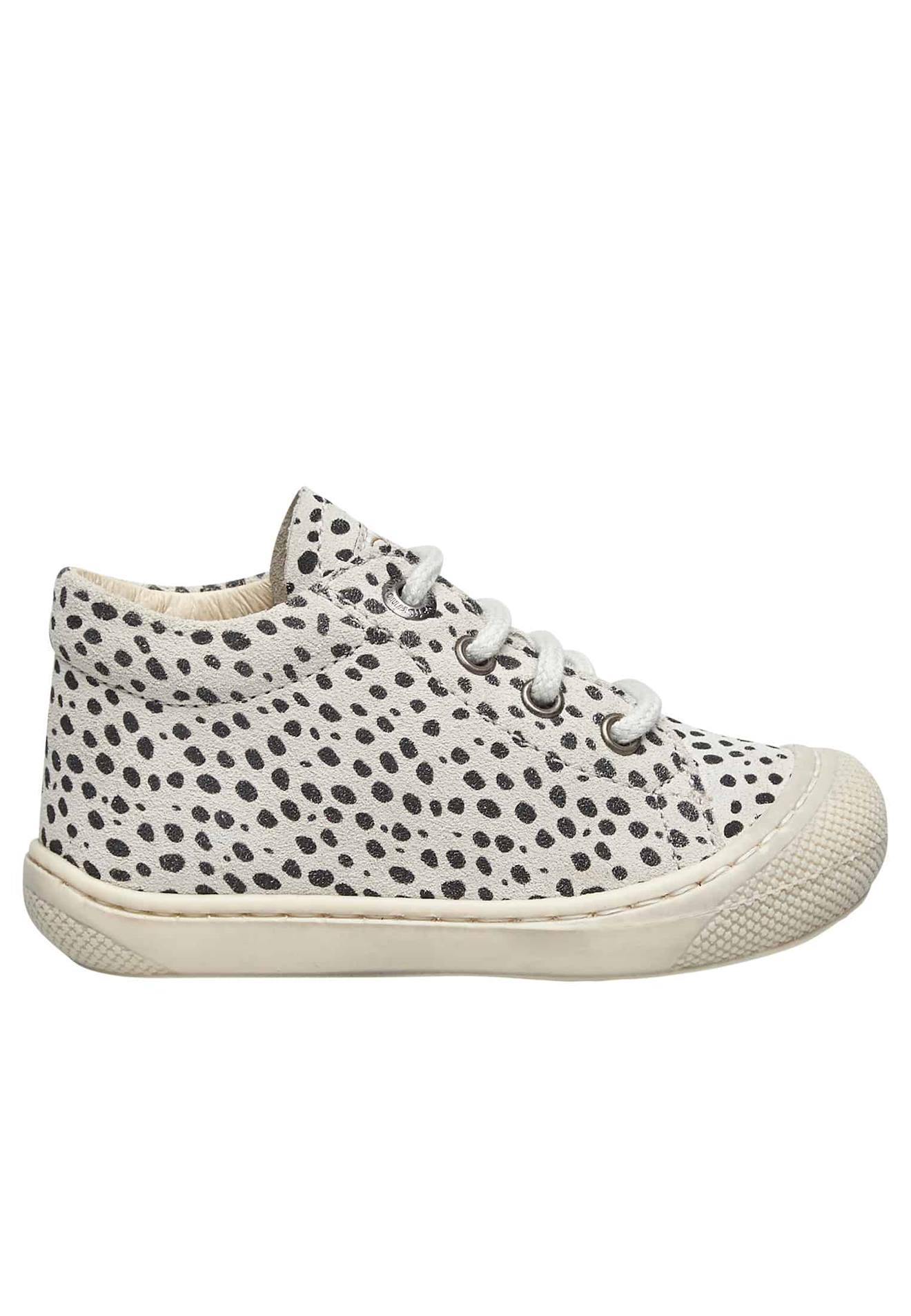 Chaussures En Suède Imprimé Poney Cocoon Gris Clair-