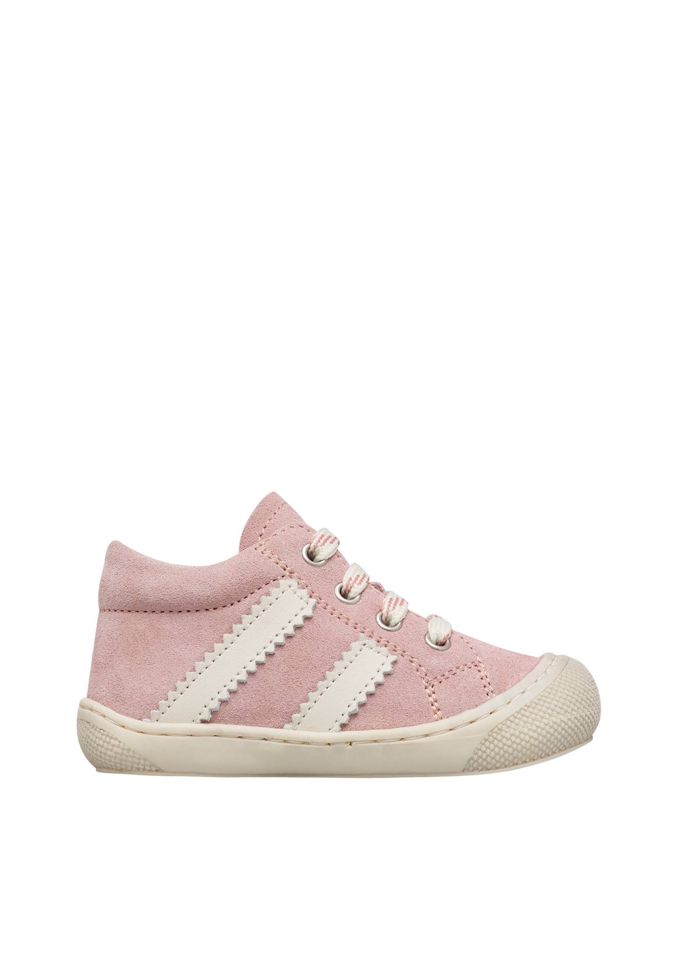 Chaussures En Suède Macks 3 Rose-blanc Crème