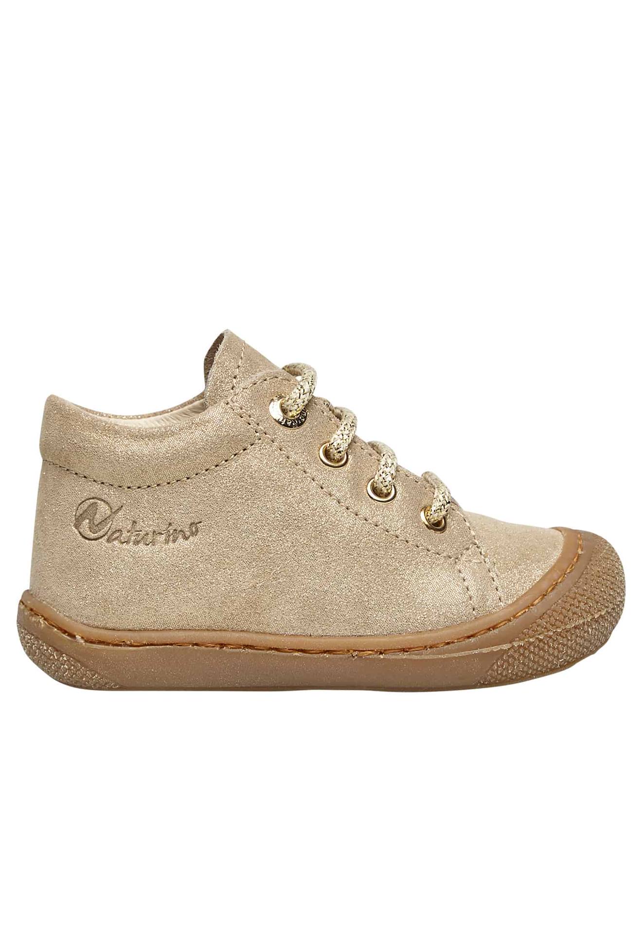 Chaussures En Suède Pailleté Cocoon Platine-