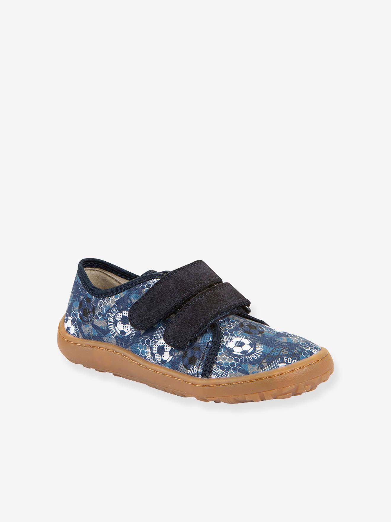 Chaussures en toile barefoot garçon Froddo bleu