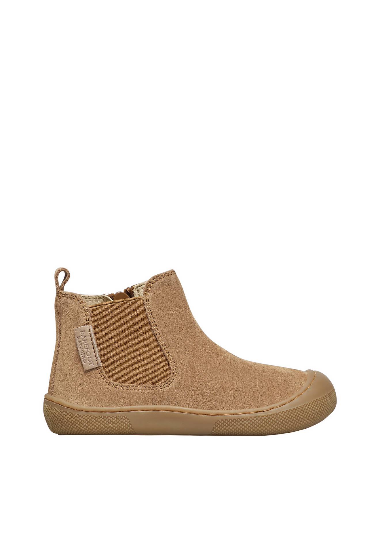 Chaussures Premiers Pas Barefoot En Suède Barefoot Glitty Marron-