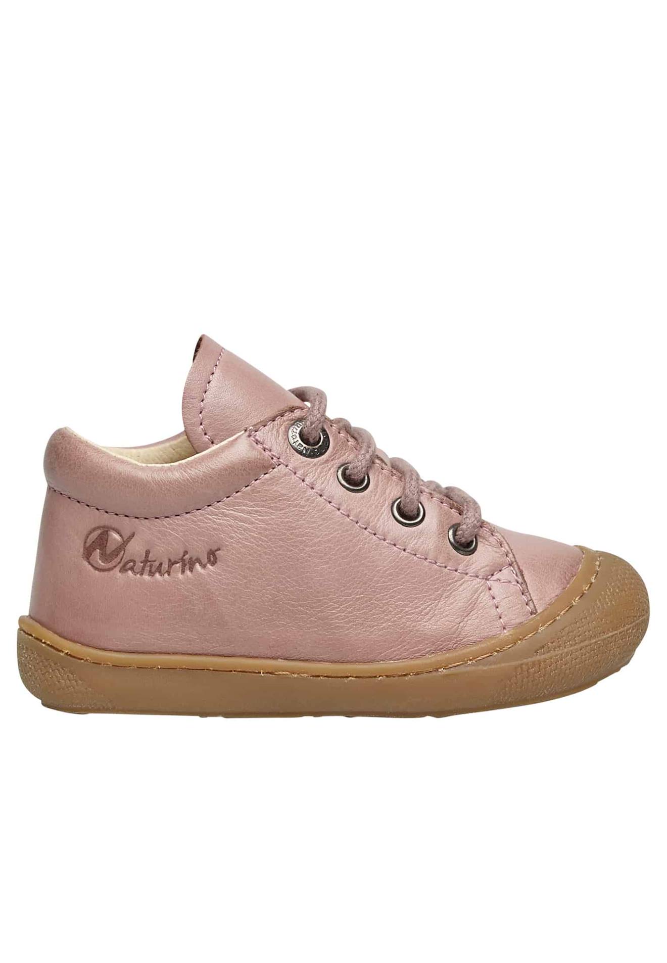 Chaussures Premiers Pas En Cuir Cocoon Rose