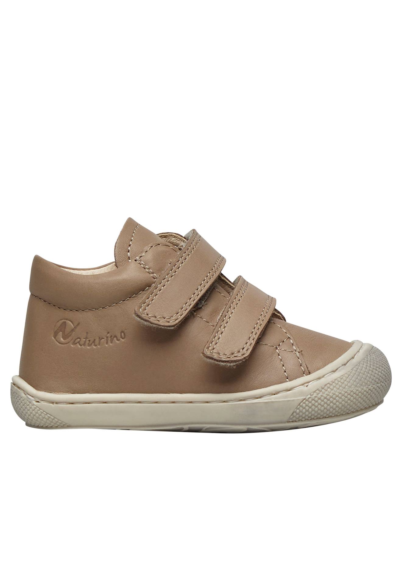 Chaussures Premiers Pas En Cuir Cocoon Vl Gris Tourterelle-