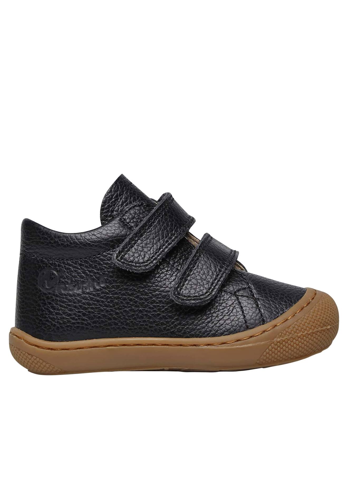 Chaussures Premiers Pas En Cuir Cocoon Vl Noir-