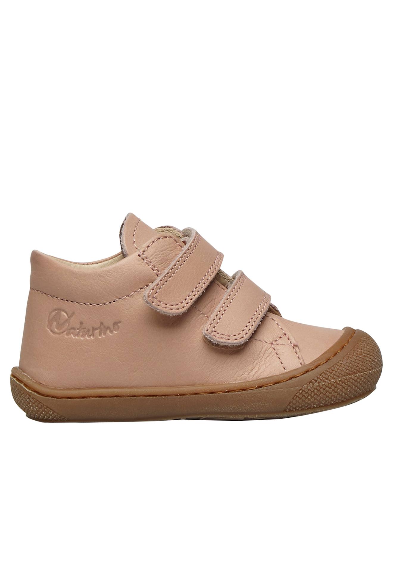 Chaussures Premiers Pas En Cuir Cocoon Vl Rose Poudré-