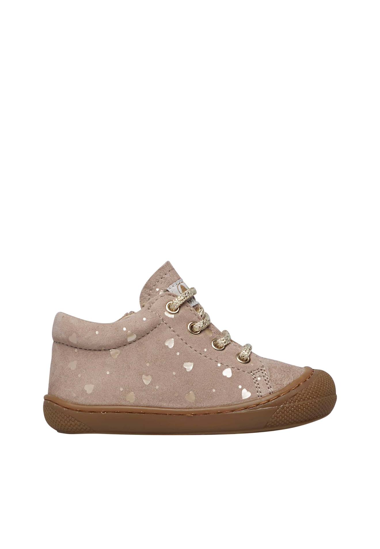 Chaussures Premiers Pas En Suède Avec Fermeture Éclair Cocoon Zip Gris Tourterelle-