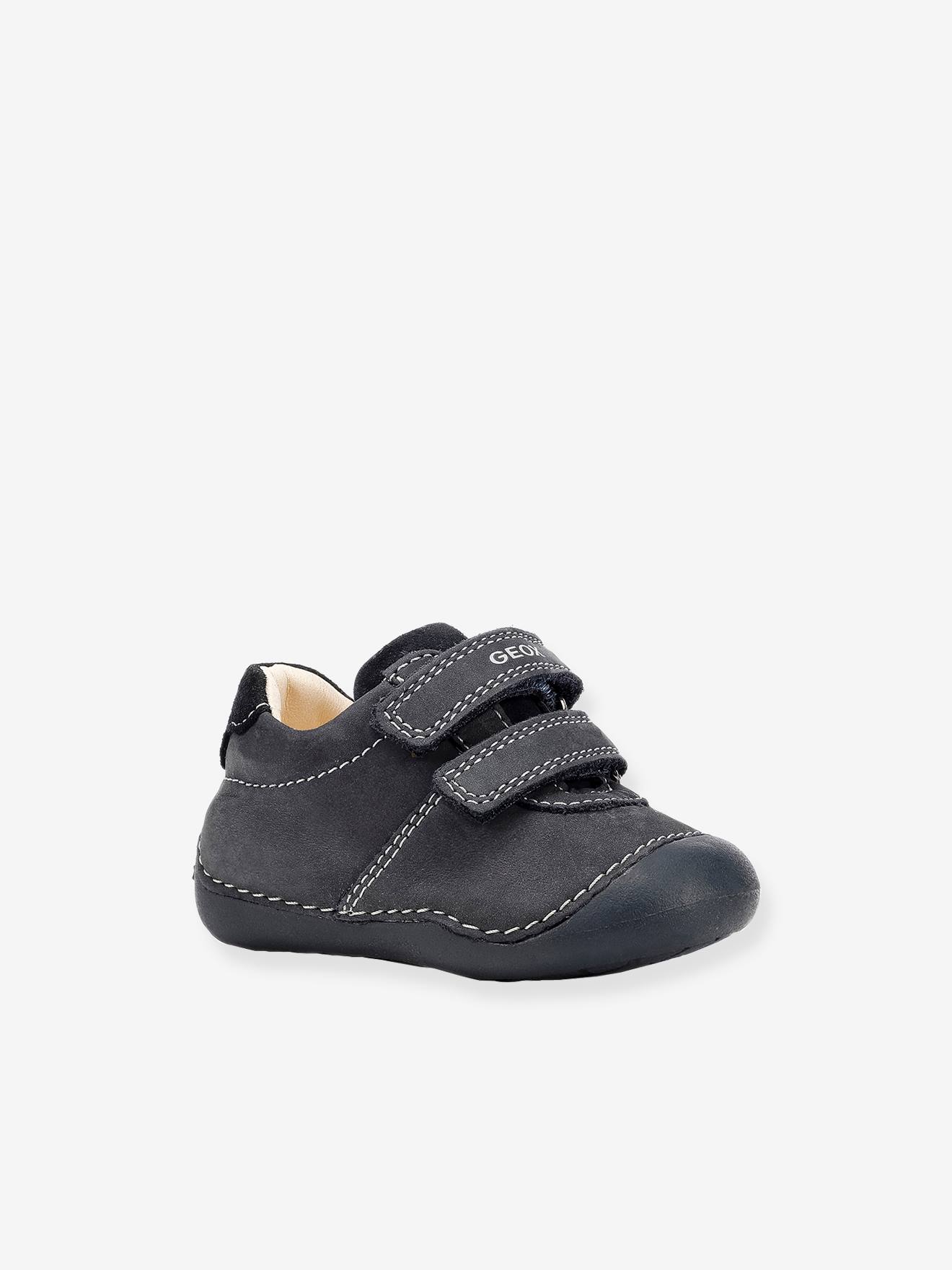 Chaussures Souples Bébé Quatre Pattes B Tutim Marine