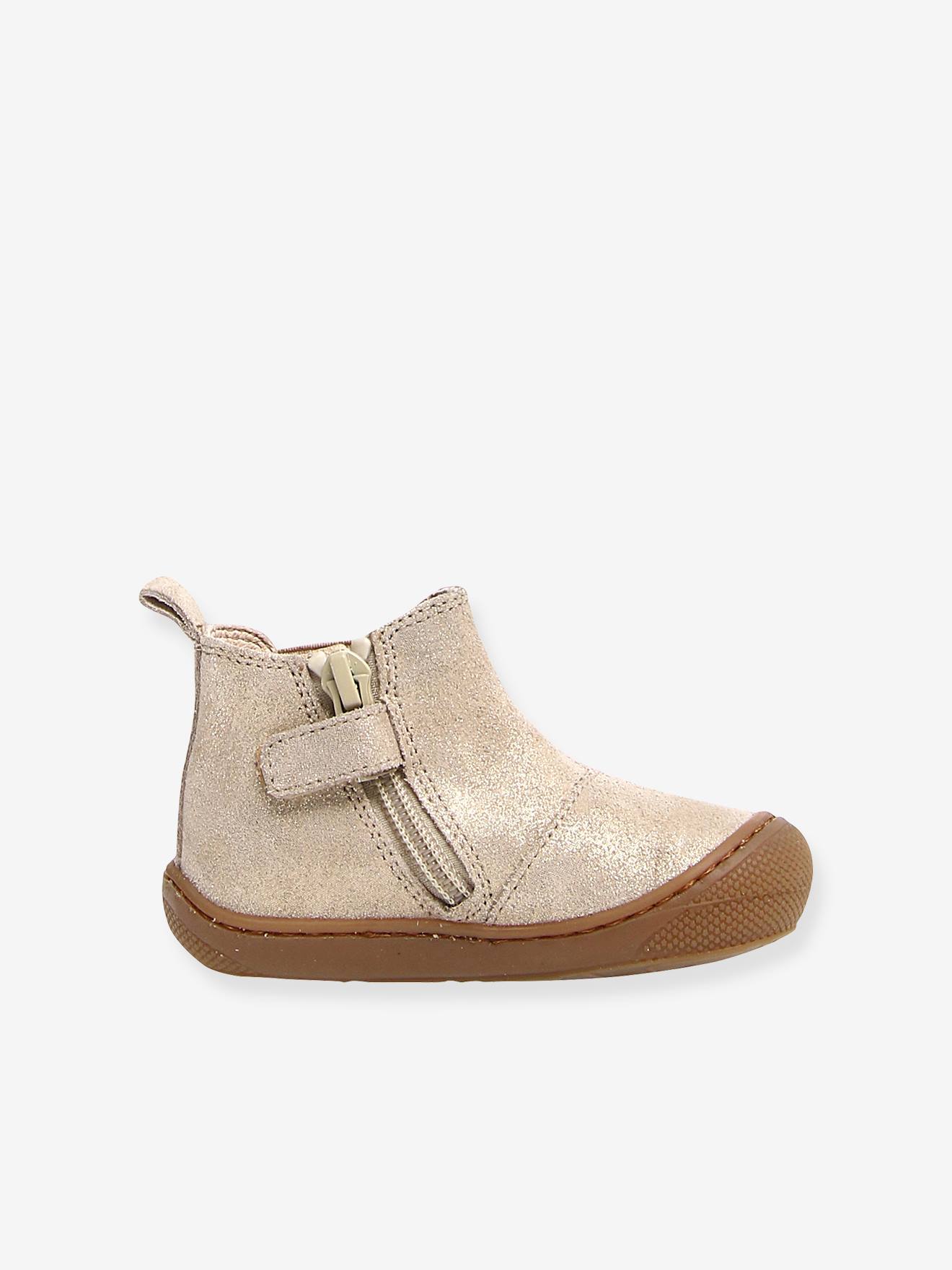 Chelsea boots bébé Sally 1ers pas or