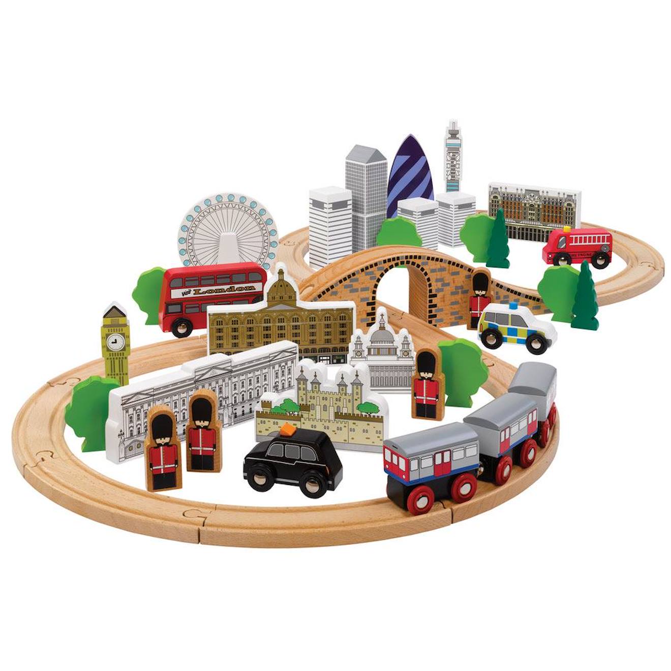 Circuit De Train Ville De Londres Beige