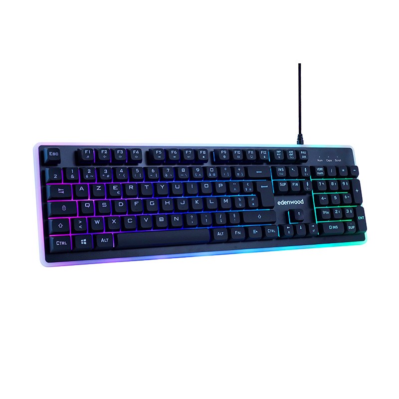 Clavier Gamer Edenwood Filaire Rgb Cf19a