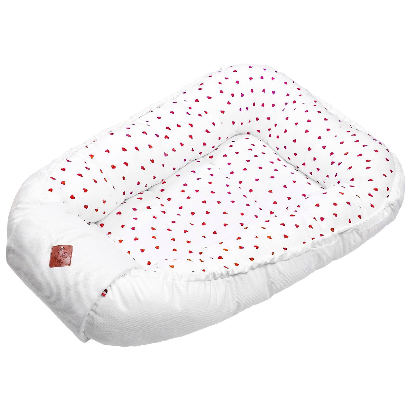 Cocon Réducteur De Lit Matelassé Et Réversible Lovio Rouge