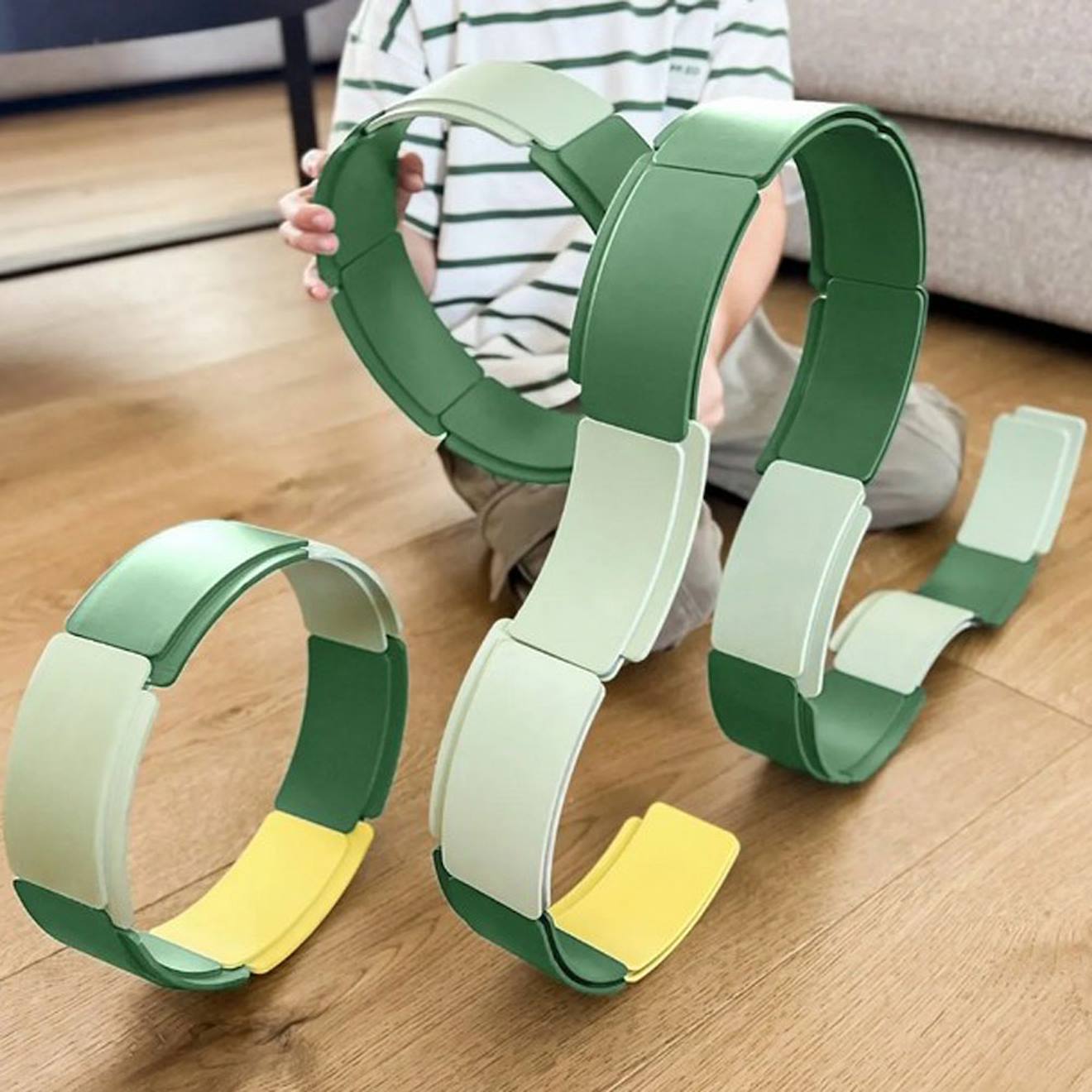 Coffret De Construction 36 Pièces Avec Arches Modulables En Plastique Recyclé Multi-coloured