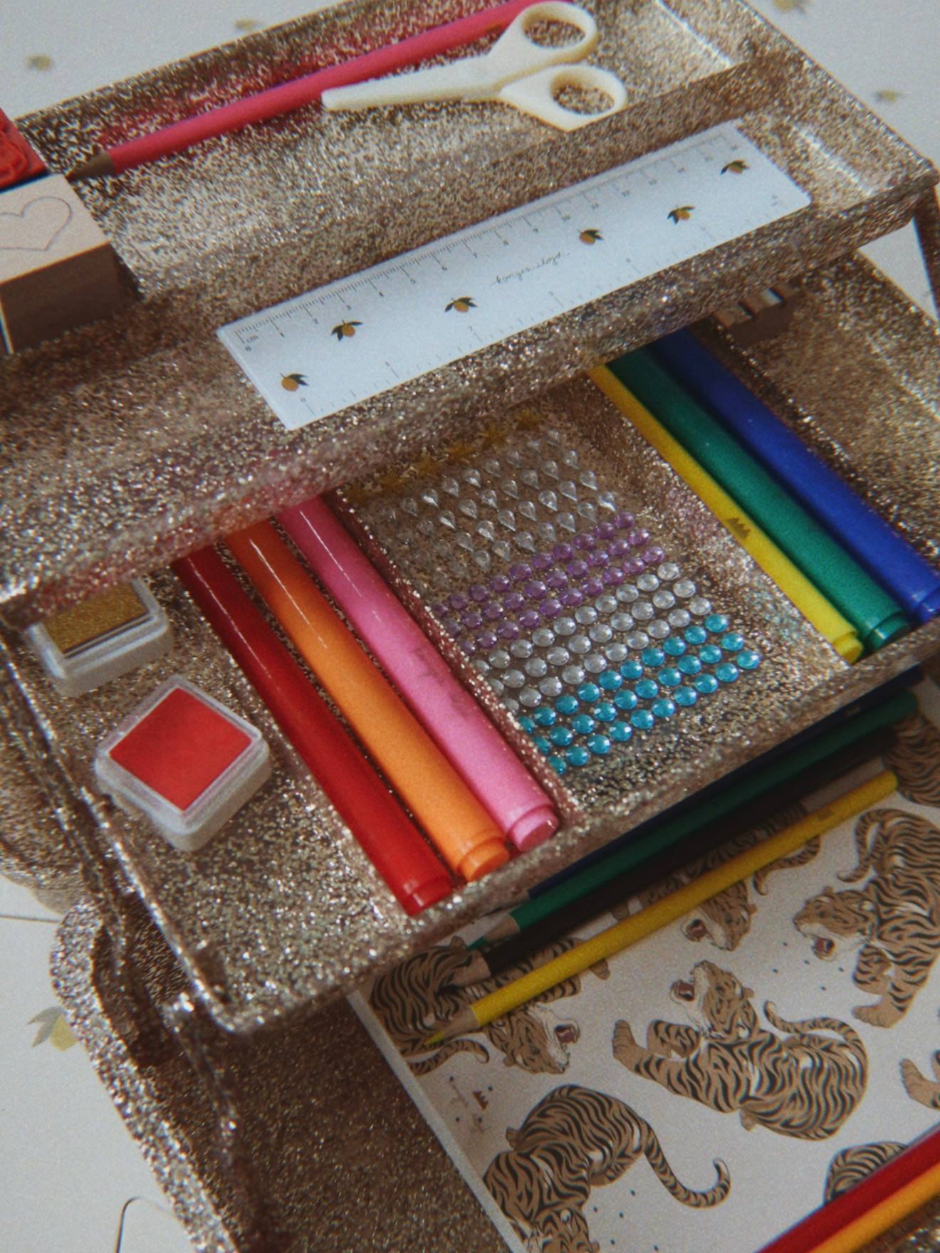 Coffret de loisir créatif blanc