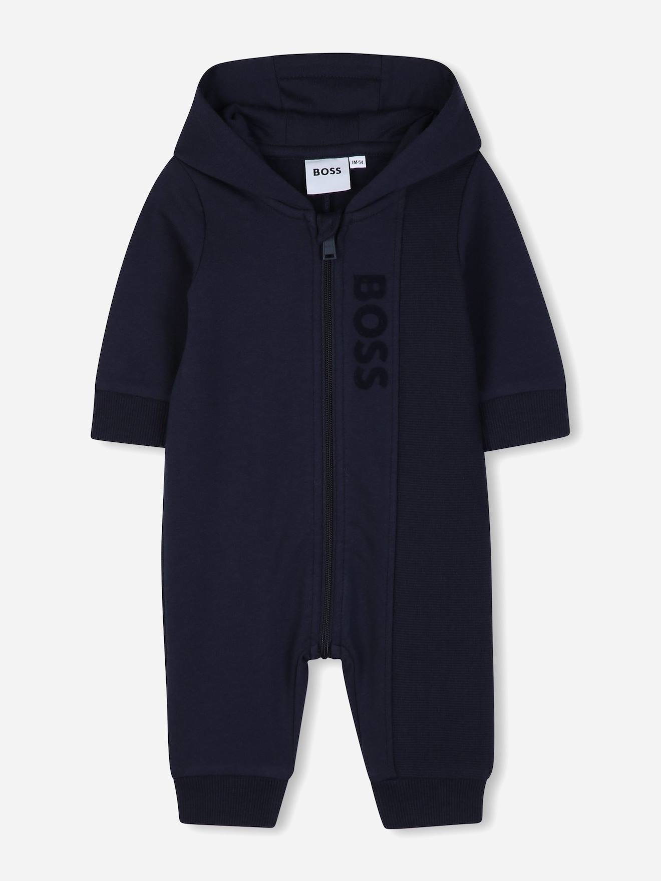Combinaison Garçon À Zip Bleu Foncé