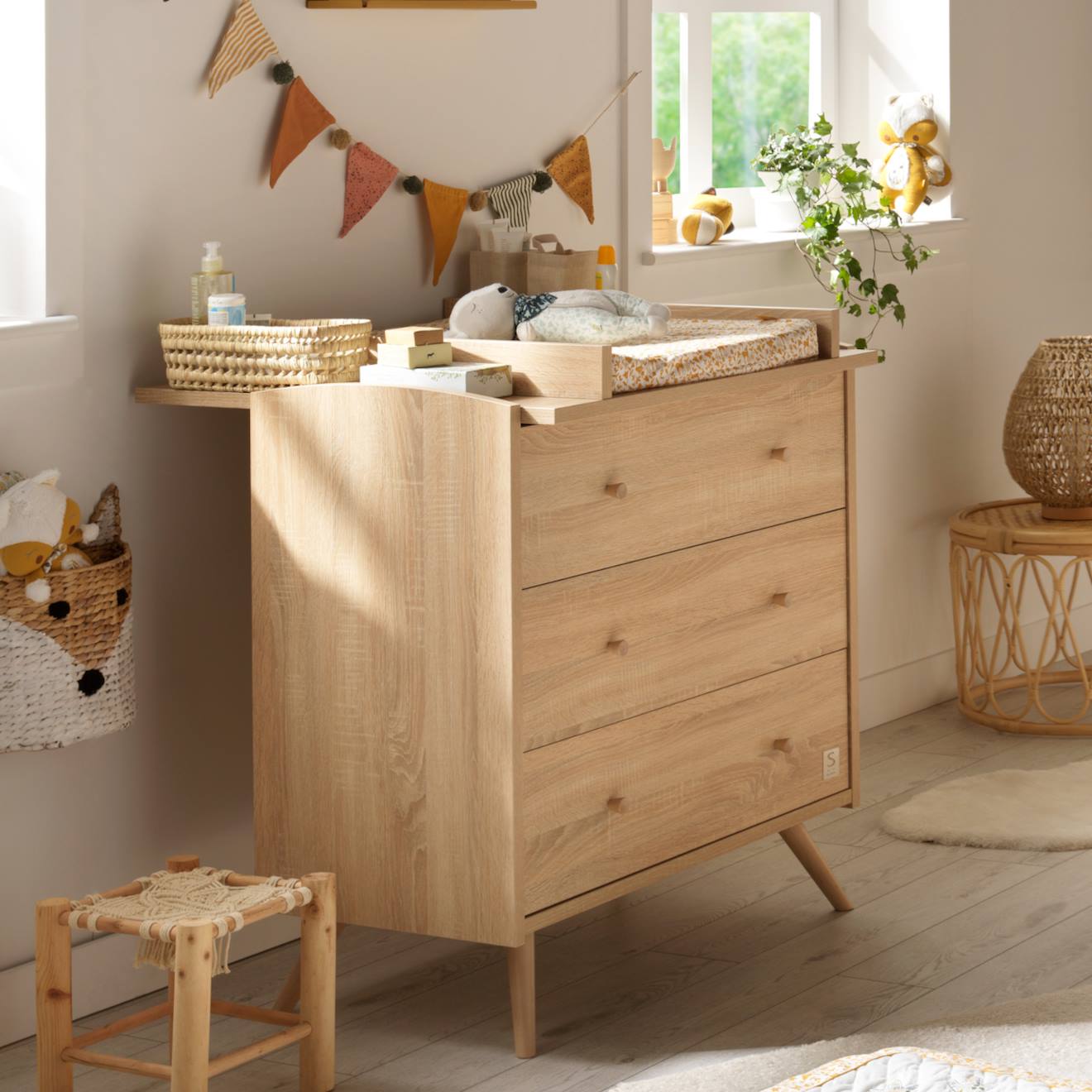 Commode 3 Tiroirs - Access Marron