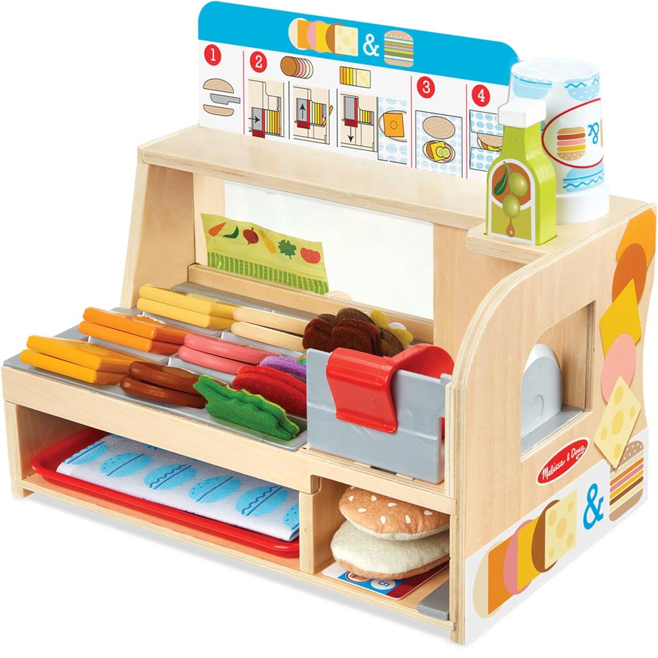 Comptoir À Sandwichs En Bois Beige