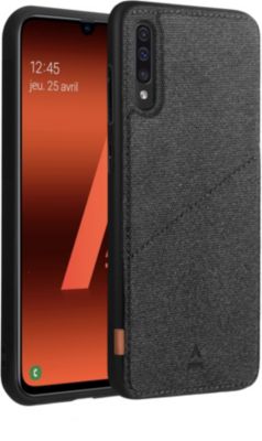 Coque ADEQWAT Samsung A70 Porte-carte Aimantée noir