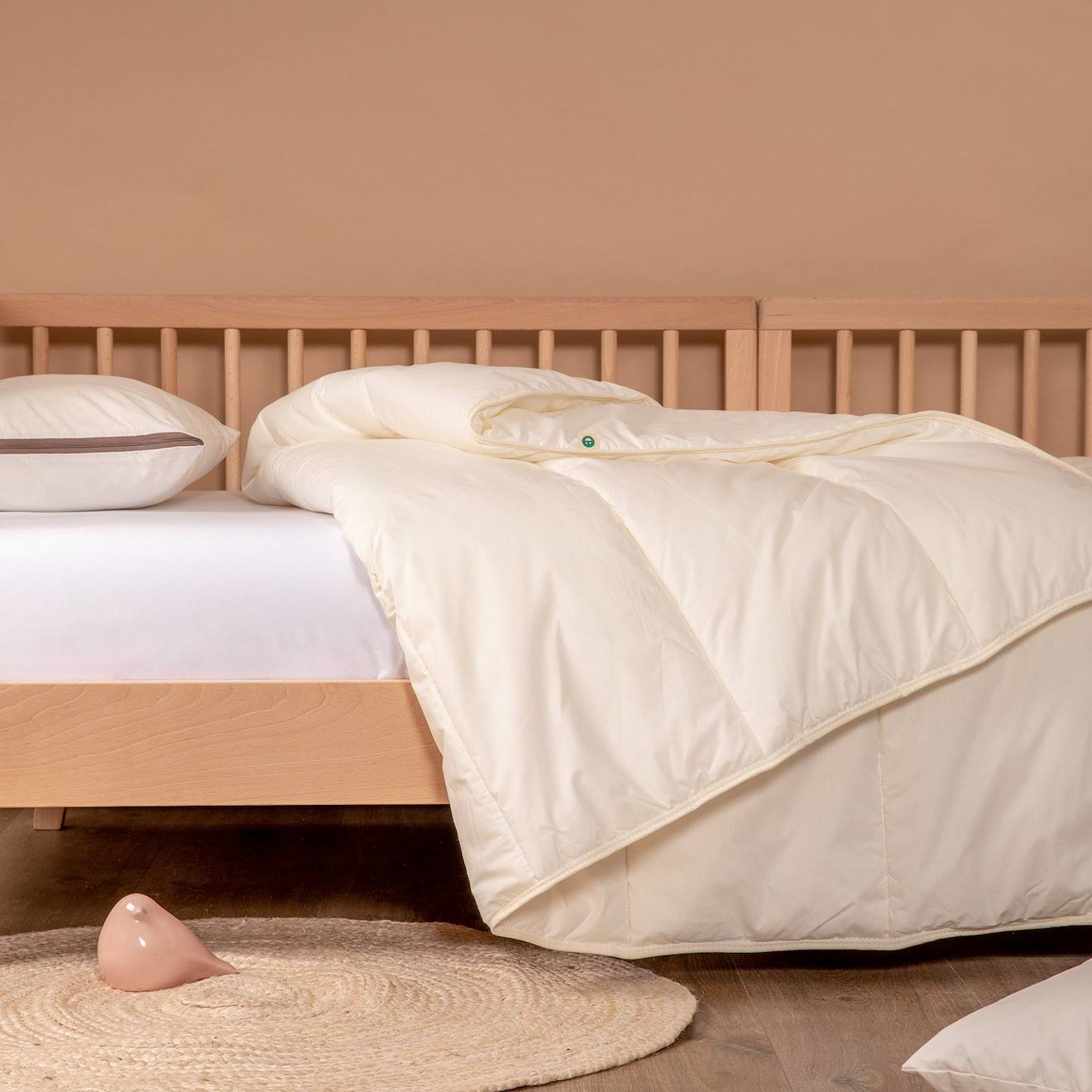 Couette Enfant Maui Enveloppe Coton Bio - Version Légère Blanc