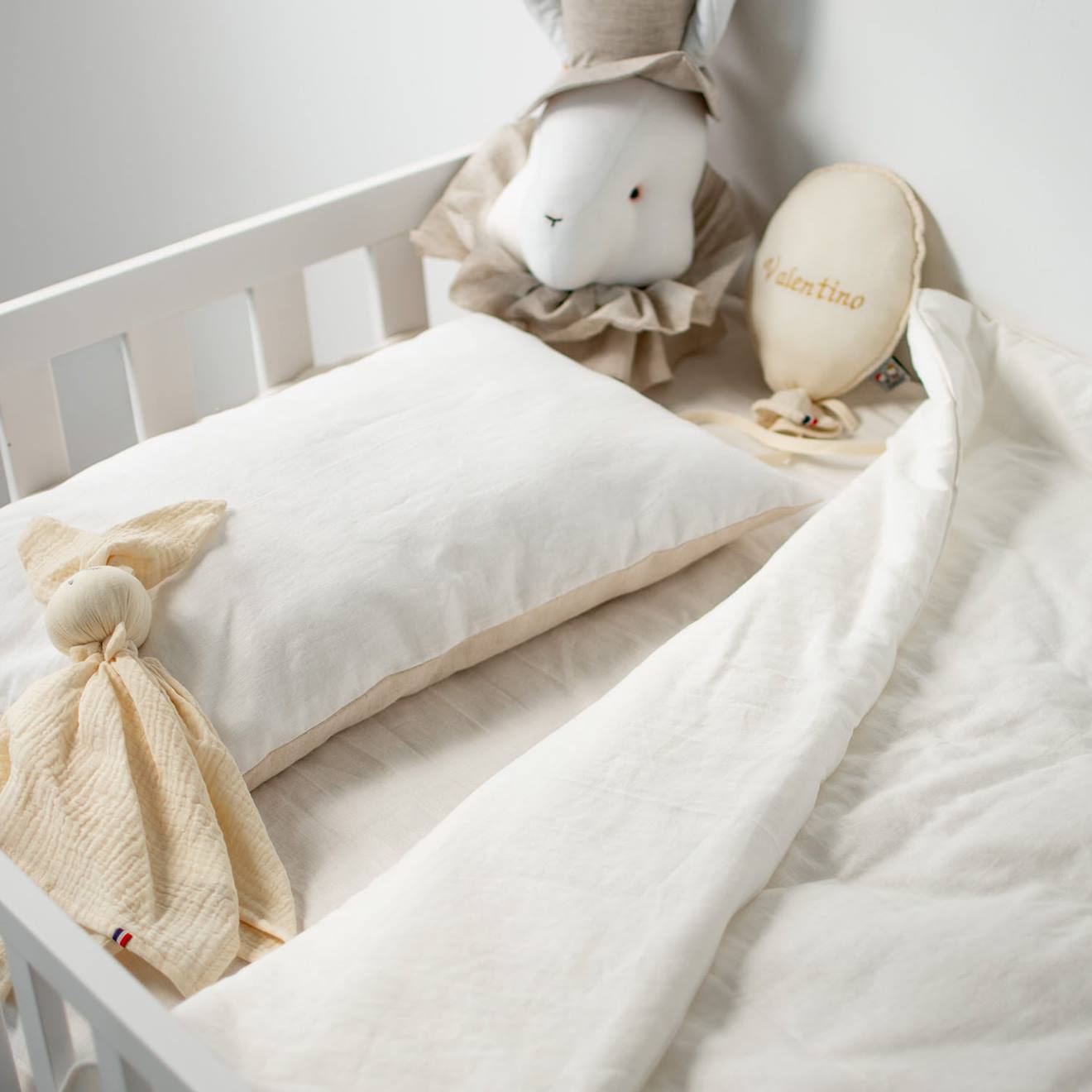 Couette Et Oreiller - Prêt À Dormir En Lin Beige