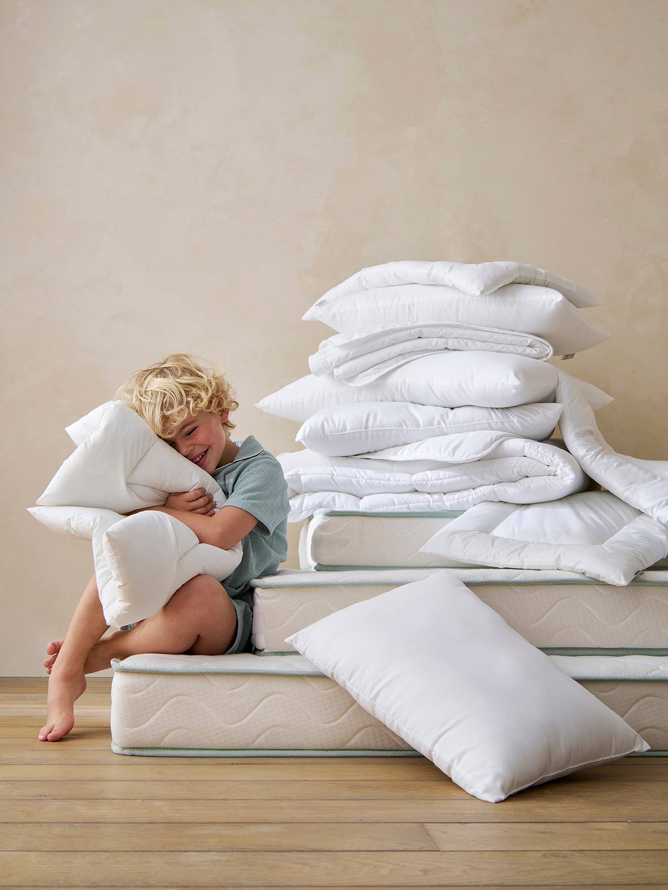 Couette microfibre anti-bactériens traitée Sanitized blanc