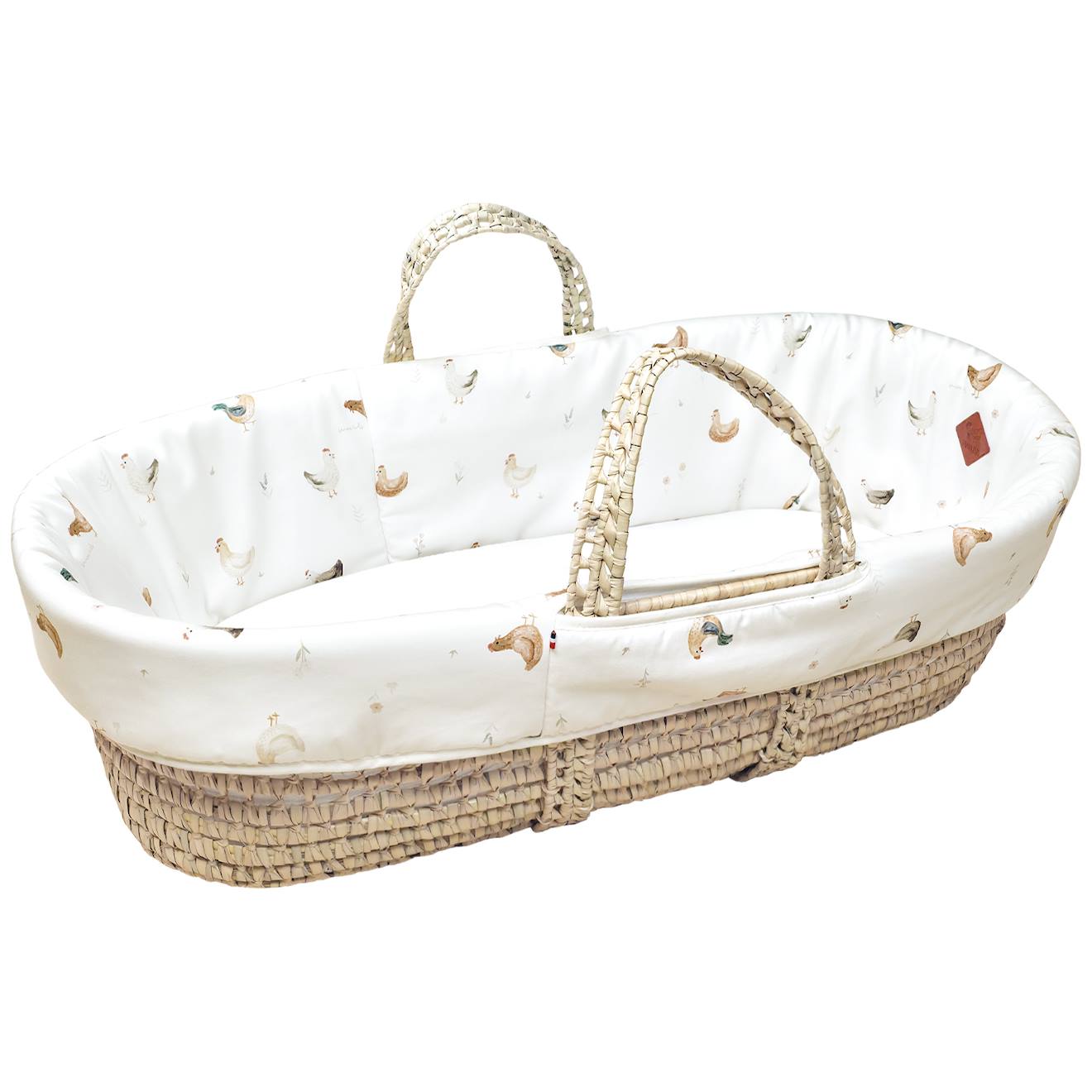 Couffin Bébé Avec Matelas Habillage Et Drap Housse Gallina Écru